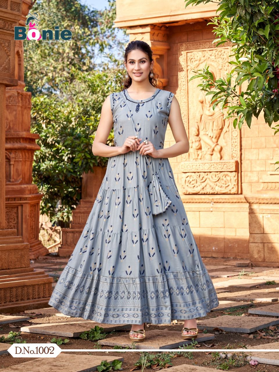 Bonie Wonder Woman New Designer Ethnic Wear Rayon Long Anarkali Kurti Collection